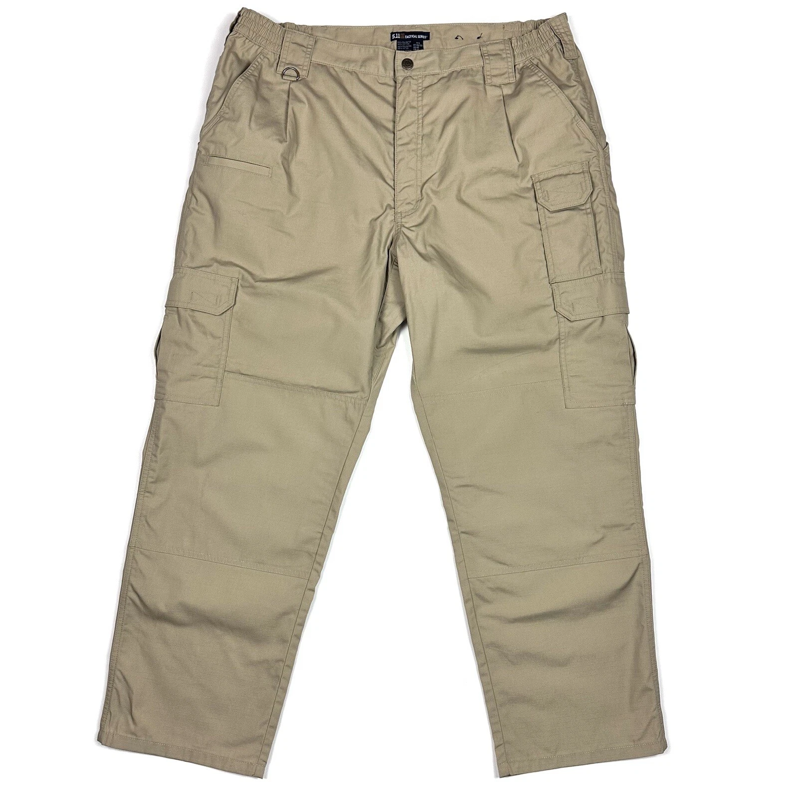 Men’s 5.11 Tactical Cargo Pants Size 40x30 Khaki Tan Cotton/Polyester Canvas