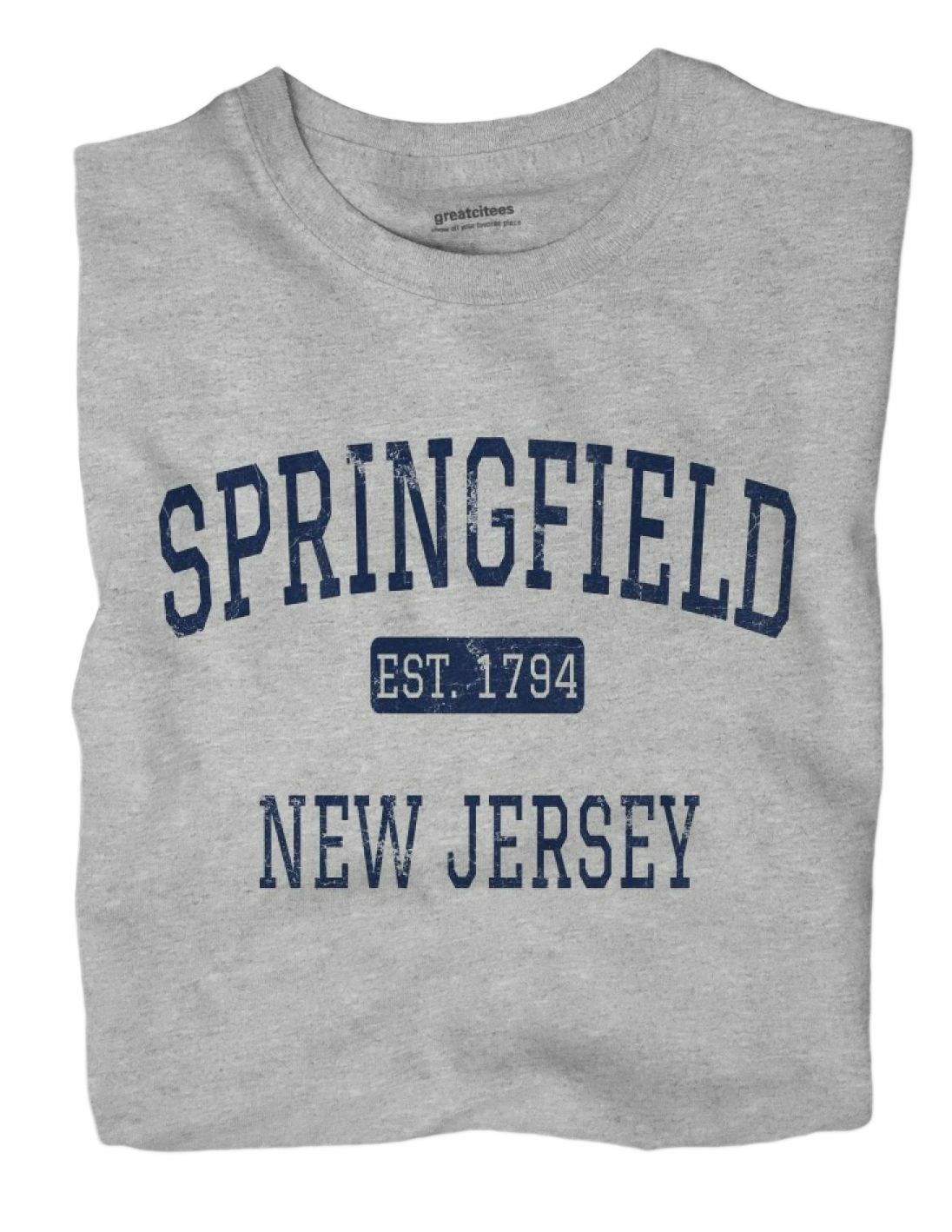 Springfield New Jersey NJ T-Shirt Union County EST