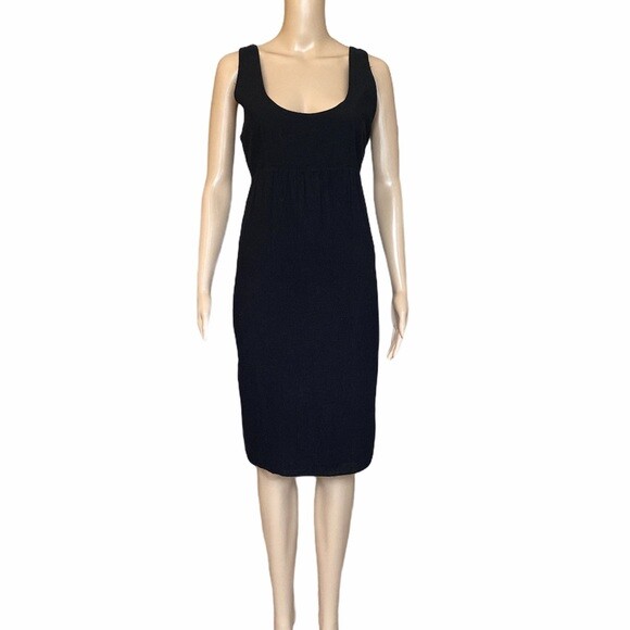 Standard James Perse double cotton casual black dress size 3 / US 6-8 / M