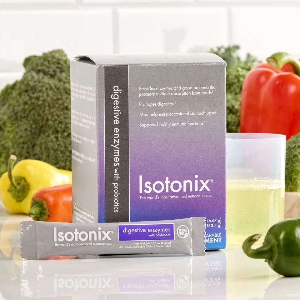 Enzimas digestivas Isotonix con probióticos - 20 paquetes de viaje Foto 2 de 4