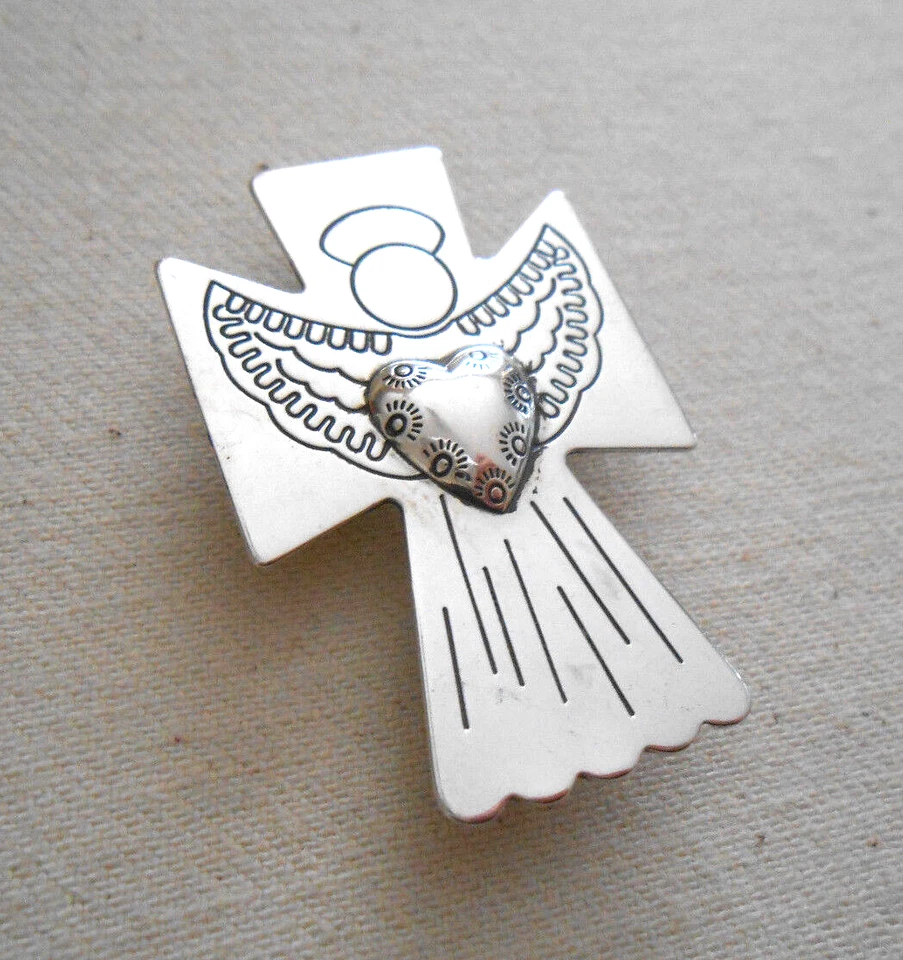 Broche o colgante de ángel Relios Carolyn Pollack de plata de ley 410006 Foto 3 de 4