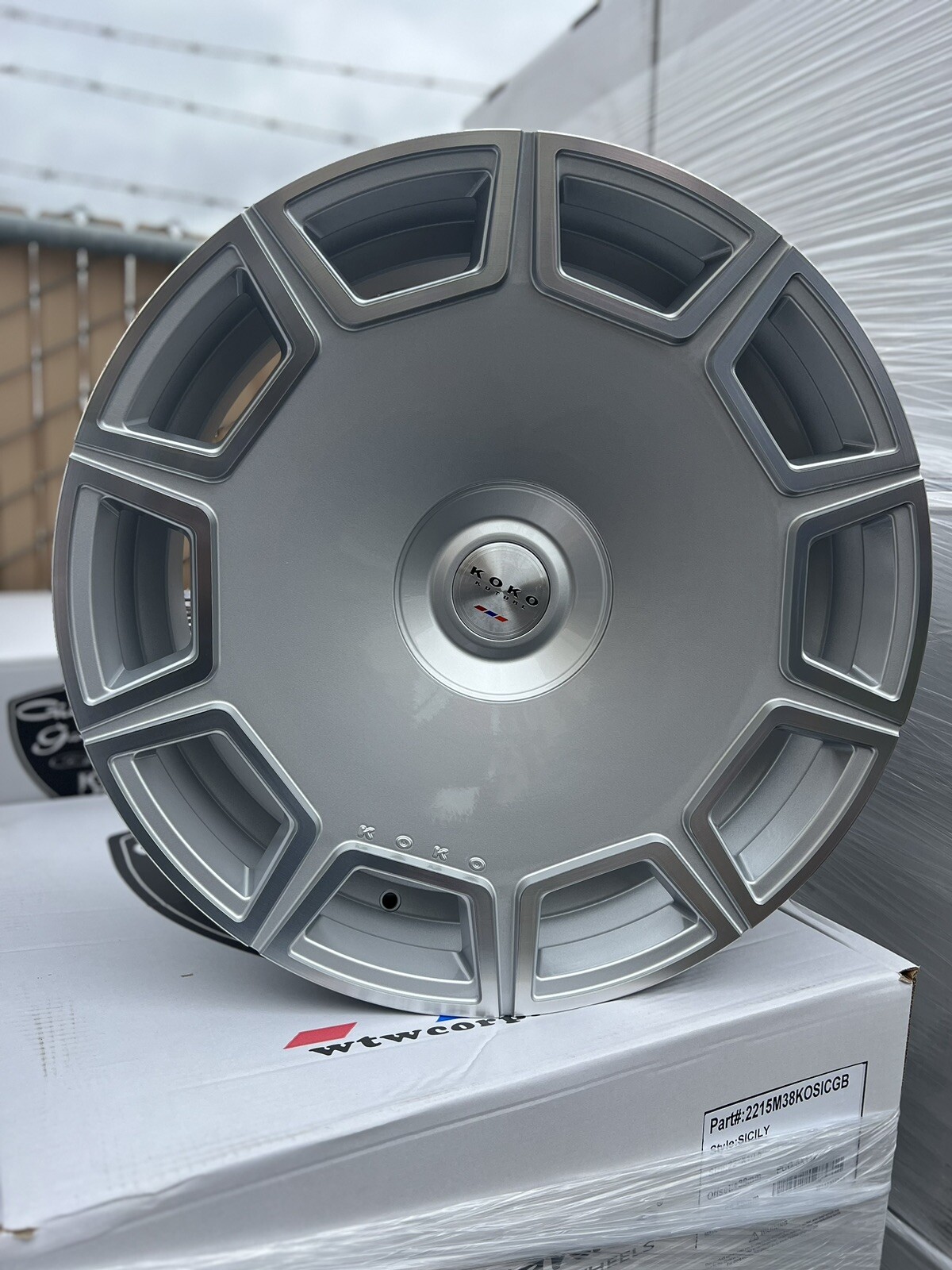 (4) 26X10 KOKO KUTURE SICILY MACHINED SILVER (5X112) BENZ G63 AMG ROLLS ROYCE