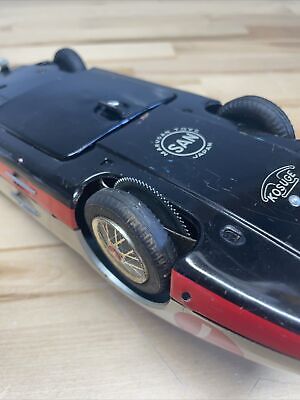 Marusan Electric Tin Toy Car Vintage Mercedes Racer SAN Toy Marusan Electric Tin Toy Car Vintage Mercedes Racer SAN Toy