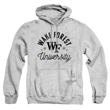 WFU Adult Pullover Hoodie Demon Deacons, Athletic Heather, S-3XL