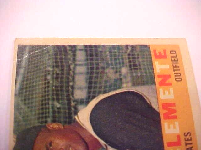 TOPPS 1960 Baseball Card #326 Roberto (Bob) Clemente HOF