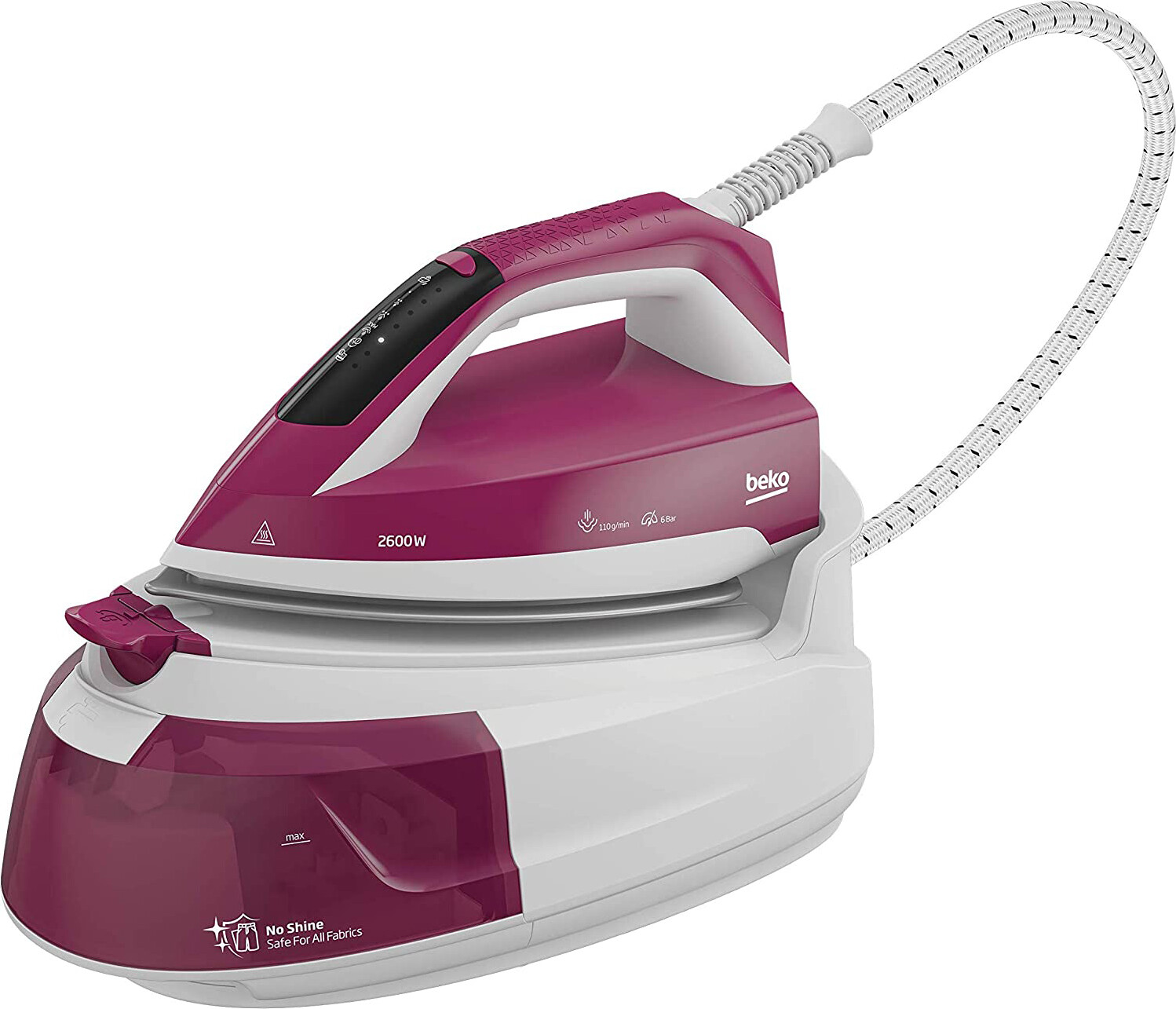 Sistema Stirante Beko SGA6126R: Prestazioni 6 Bar e Stile Viola