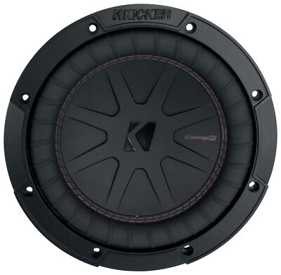 KICKER 48CWR82 CompR 600 Watt 8'' Subwoofer DVC 2-ohm Car Audio Sub CWR8-2 COMPR8