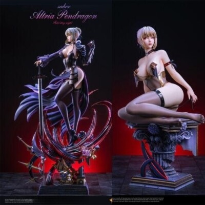DT Studio Fate Black Saber Resin Statue In Stock 1/4 Altria Pendragon EX 2 Body
