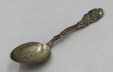 Soldiers Monument Peoria (IL)  - Sterling Silver [.925] Souvenir Spoon W/Mono