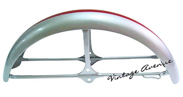 [FS2] GUARDABARROS DELANTERO NUEVO SUZUKI T20 T21 X-6 HUSTLER 1965-1967 *ROJO* Foto 4 de 4