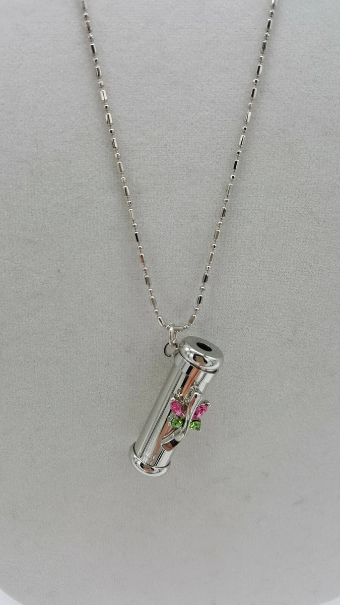 Kalos Kaleidoscope Pendant Necklace with Crystal Butterfly New eBay