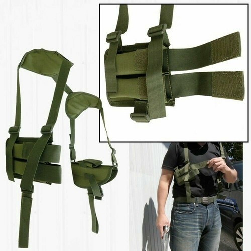 Funda para pistola de hombro táctica militar con 2 bolsa de cargador universal - Imagen 12 de 15