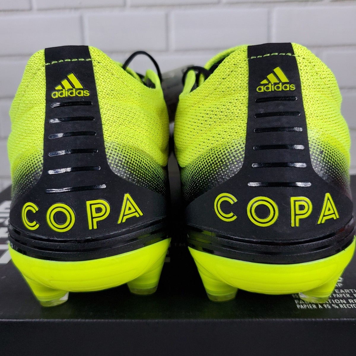 🔥 NEW Adidas Mens Size 13 Rare COPA 19.1 FG Black Green 🔥 NEW Adidas Mens Size 13 Rare COPA 19.1 FG Black Green