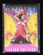 Bub Carrington 2024-25 Panini Origins RC Pink 14/99 Taking The Leap [jm146
