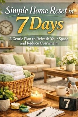 Simple Home Reset in 7 Days: A Gentle Plan to Refresh Your Space and Reduce Over
