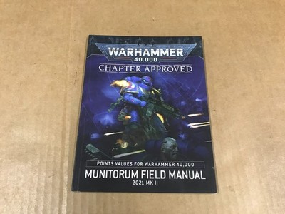 Warhammer 40000 Chapter Approved - Munitorum Field Manual 2021 MKII