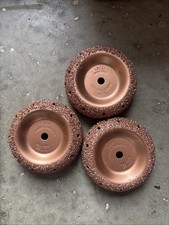 205A) Lot of 3  XTRA SEAL 14-398 4" CONTOUR CUP  4”  36 Grit