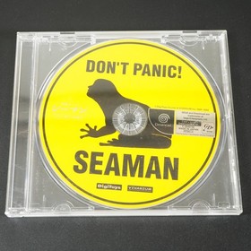 SEGA Dreamcast SEAMAN NTSC-J w/ Microphone Adapter & Mic HKT-7200 DC