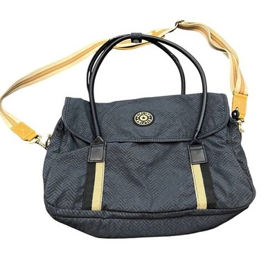 Kipling Superworker laptop tote bag travel Lightweight Commuter navy blue beige