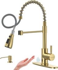 Gold Touchless Kitchen Faucet