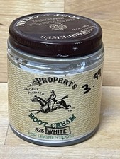 Propert's English Boot Cream 525 White 3.7 oz Glass Leather Boot Care