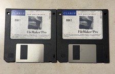 Filemaker Pro 2.0 Installation 3.5" Disk. Two Installation Disks For The Mac