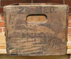 Vintage 1937 Fox Head Waukesha WIS. Wood Beer Case Crate Pre WWII Era 24 Bottle — photo 3