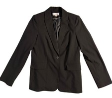 Calvin Klein Women Single Button Office Business Wear Blazer Suit Jacket Size 8