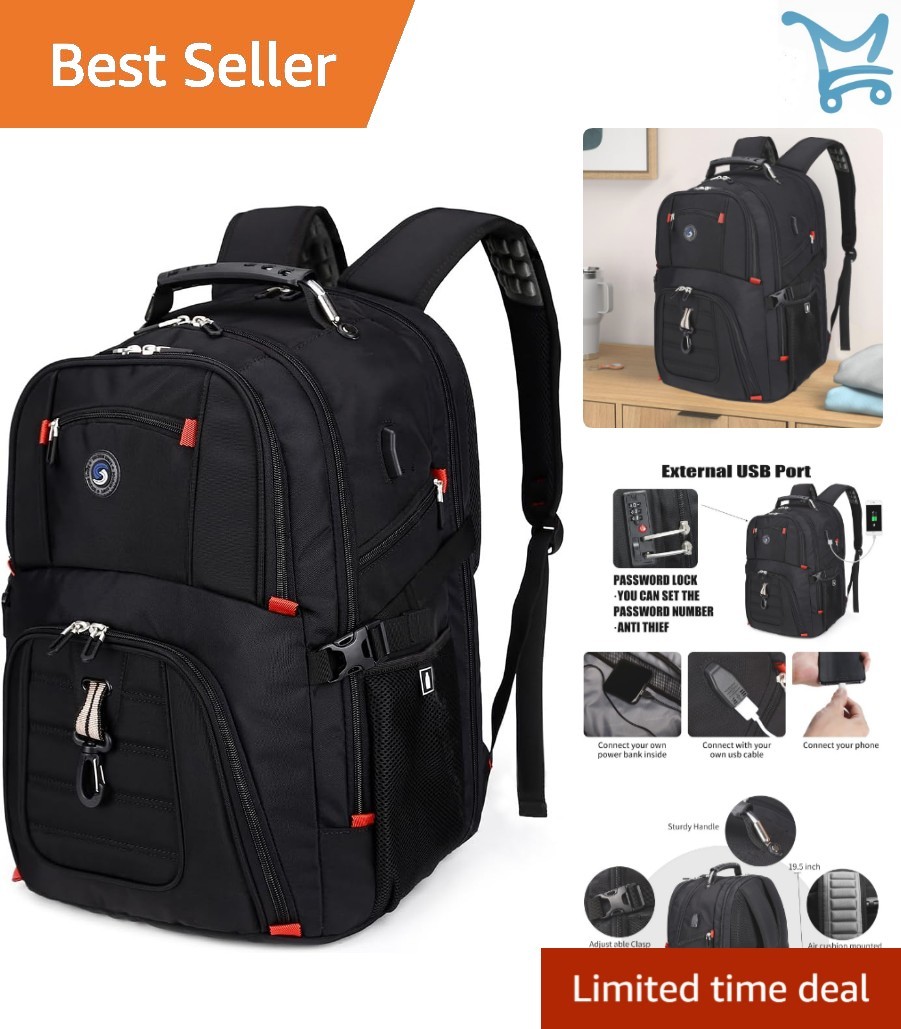 With Usb Charging Port 50l Business School Airport Ready