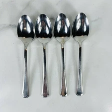 4 x Towle CHESTNUT HILL Serving Spoon Supreme Cutlery Stainless Japan Silverware