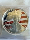 2024 American Flag Silver Eagle First Star Privy Colorized, only 699 minted!
