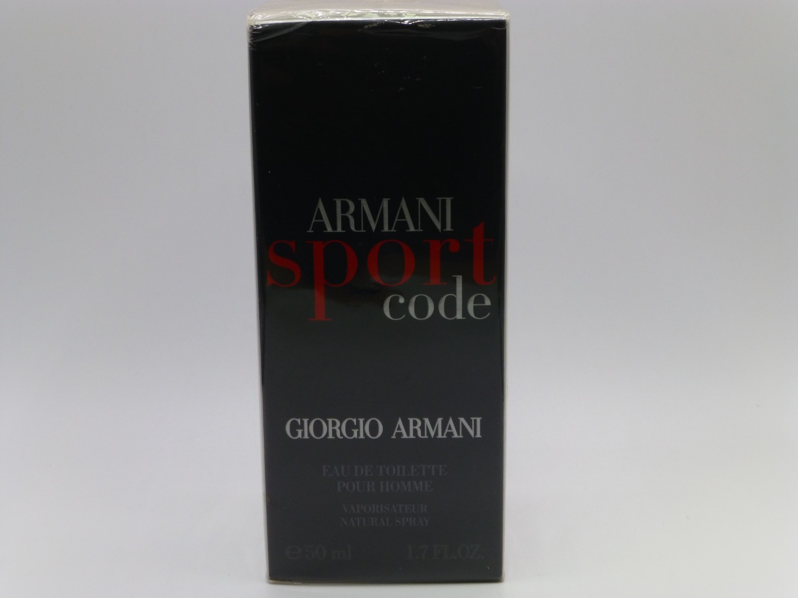 Armani CODE SPORT Eau de Toilette Spray 50ml - New Boxed & Sealed / Box Dented