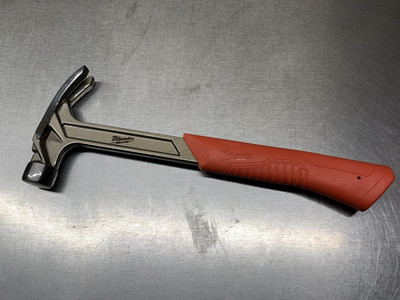 Milwaukee 48-22-9018 16oz Smooth Face Hybrid Claw Hammer