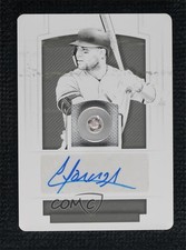 2018 Panini National Treasures Printing Plate Black 1/1 Yoan Moncada Auto uk2