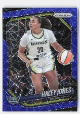 2025 Panini Prizm WNBA #43 Haley Jones Blue Velocity Prizms