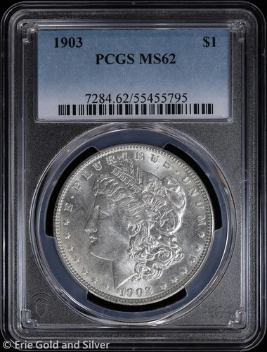 1903-P $1 Morgan Silver Dollar PCGS MS 62 | Uncirculated UNC