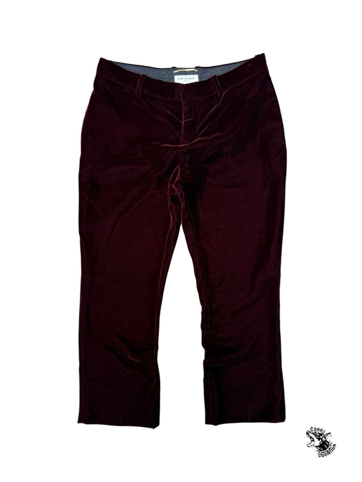 Pantalone donna raso Saint Laurent