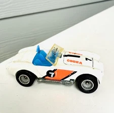 1989 Hot Wheels '65 Ford Shelby Cobra Cal Customs Real Riders White #7 Toy Car