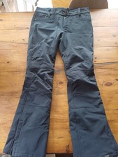 Black Roxy Ski Salopettes Size Medium. Fab Condition And Very Warm Lining.
