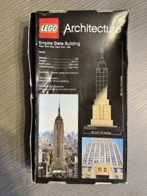 LEGO Architecture Empire State Building Set 21002 77 Pieces Ages 10+ NYC