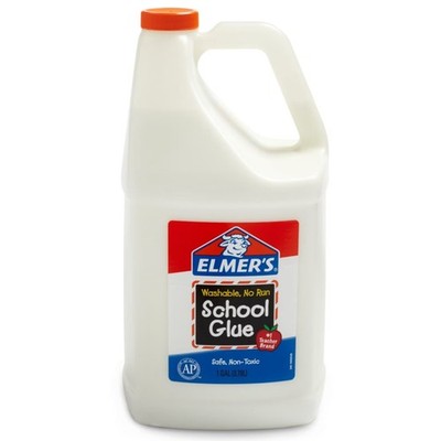 Liquid School Glue, Washable, Great for Making Slime, 1 Gallon, 1 Count