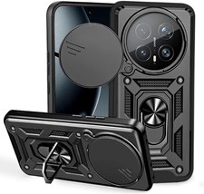 For Honor Magic8 Pro Case, Ring ARMOUR Shockproof Stand Phone Camera Lens Cover