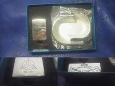 Zippo Limited Edition Serial Number Set with Unused Ashtray Used