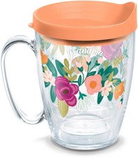Tervis Grandma Floral Made in USA Double Walled Insulated 16 Ounces, Classic