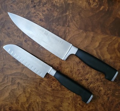 Zwilling 30071-200 JA Henckels Ger 8'' Twin FourStarII ChefKnife 30087-140Santoku