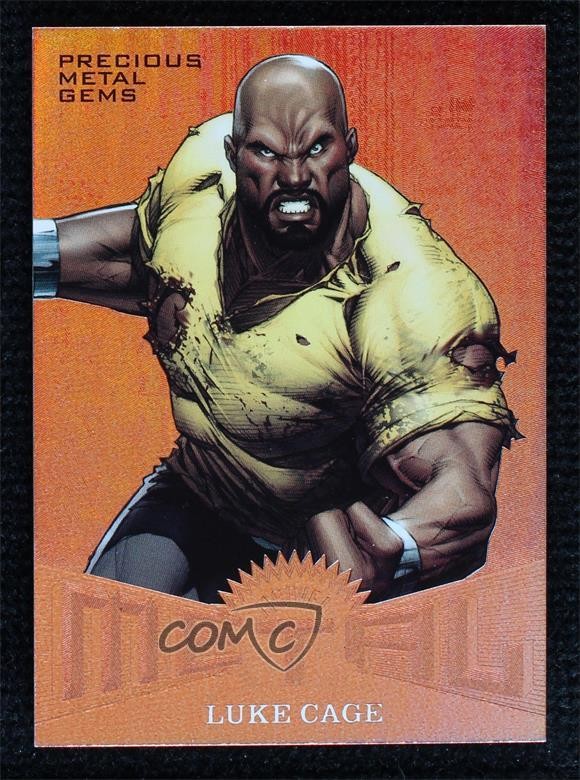 2017 Fleer Ultra Marvel Spider-Man Metal PMG Bronze 74/199 Luke Cage #MM10 0qd