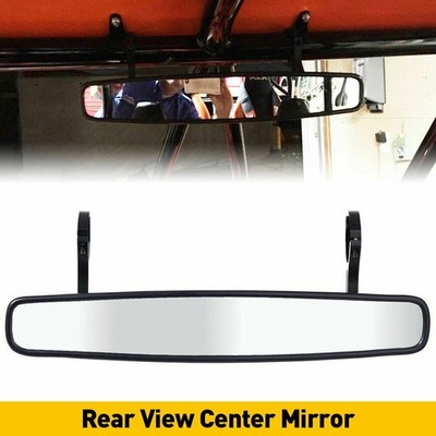 1.75'' - 2'' Rear Mirror View Set UTV Side Clamp Mirrors Roll Cage 38cm Convex New