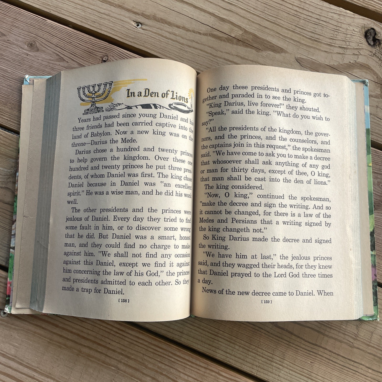 Vintage 1955 Bedtime Bible Stories Children Hardcover, Whitman Publishing,  USA