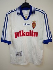 REAL ZARAGOZA 1997-1998 Pikolin camiseta shirt trikot maillot maglia S