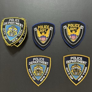 New York City Police Patches Lot Of 19 Multi Style Vintage